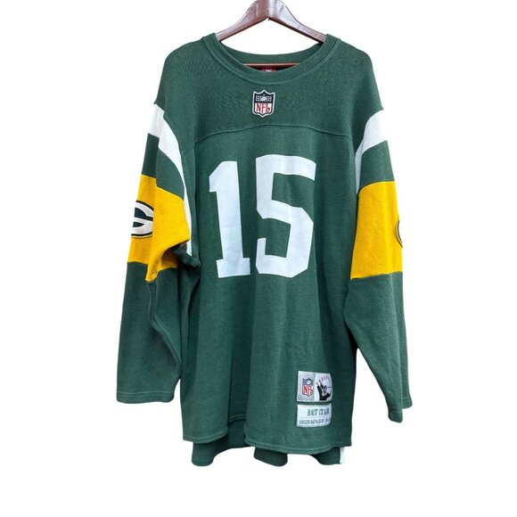 Reebok Other - Vintage Bart Starr Green Bay Packers Throwback Sweater #15 Large